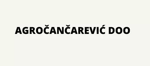 AGROČANČAREVIĆ DOO