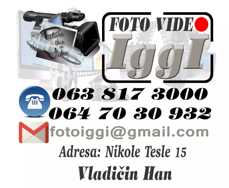 FOTOGRAFSKA RADNJA FOTO VIDEO IGGI