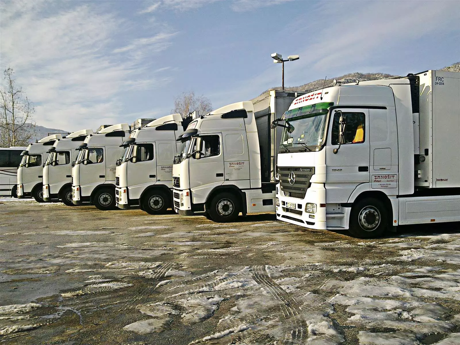 MeđunarodniprevozšleperimahladnjačamaCrnaGora