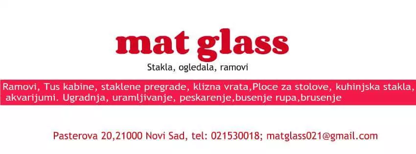 Mat glass