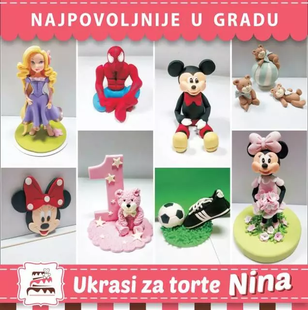 UKRASI ZA TORTE NINA