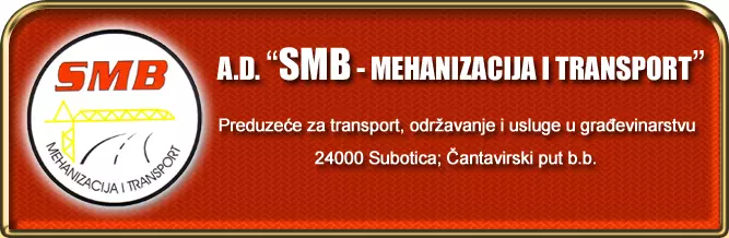 AD SMB - MEHANIZACIJA I TRANSPORT SUBOTICA